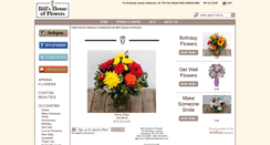 Desktop Screenshot of billshouseofflowers.com